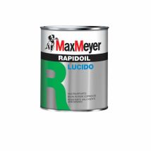 Rapidoil Smalto Lucido A Solvente Per Ferro E Legno Maxmeyer Bianco Ral 9010,0,375