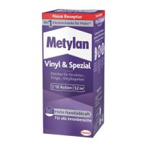 Metylan – Cola para papel pintado y fibra de vidrio – 360g – Alta adherencia y fácil alineación