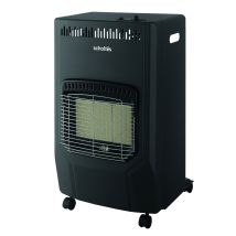 Scholtes – 4200 W Gasheizung – Faltbar, Infrarot-Keramikbrenner, Piezozündung, Kippschutz, 8 kg, Schwarz