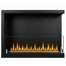Cheminée D'Angle Intégrée Au Bioéthanol, Bio-cheminée D'Angle 60x45 Sutri 60 Dx