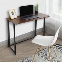 Mcc Direct - Mcc Boston Schreibtisch, Klappschreibtisch, Computertisch, Home Office, Braun