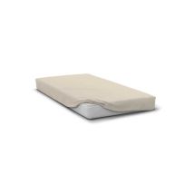Drap-housse Home Linge Passion Hp72115 140x190 Cm Bonnet 30 Cm Beige Ivoire