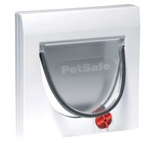 Petsafe - Katzenklappe 4-wege Manuell Ohne Tunnel Classic 919 Weiß