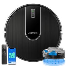 Liectroux - Aspirateur Robot N7s-u, Combo Balayage Sec Et Humide, Smart Mapping, App Wifi, Aspiration 4kpa, Moteur Sans Balais, Fonctionne Avec Alexa 