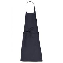 Tablier Avec Poche En Coton Bio Kariban Bleu Marine Unique