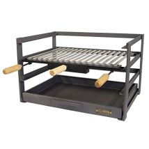 Cassetto Barbecue Con Griglia, Nero, 72 X 41 X 35 Cm, 71479.0 - Imex El Zorro