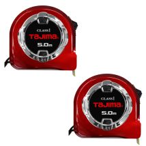 Tajima - X2 5m Hi Lock Class 1 Pocket Tape Measure 25mm Tah1550mw