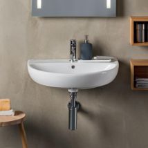 Pozzi-ginori - Lavabo Sospeso Selnova 65x50xh18 Cm Pozzi Ginori - Geberit In Ceramica - Con Foro Troppopieno
