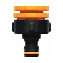 Fiskars – 1027051 – Connettore rubinetto multi – 42mm, 68mm, 116mm, 0,027kg – Giardino e piscine