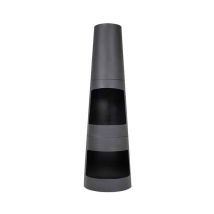 Cheminée de jardin Skyline 150 cm – Acier moderne – Brasero – Largeur, Matières, Longueur, Hauteur, Combustible feu – Buschbeck