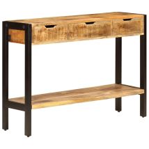 Aparador Aparador Consola Mueble Mueble De Almacenamiento Con 3 Cajones 110 Cm Madera Maciza De Sheesham 4402109