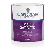 Smalto Satinato Verde 0,5 l – Prodotto a base d'acqua con pigmenti inalterabili alla luce – Lo Specialista