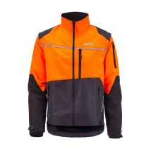Kox - Forstjacke Transform Anthrazit/orange Größe 50/52