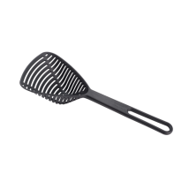 Cuchara Coladora Joseph Joseph Duo Spoon Colander Black, Diseño Moderno Y Funcional, Ideal Para Escurrir Alimentos Con Facilidad, Resistente Y 