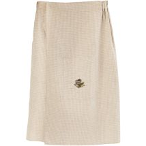 Tablier De Sauna Domoclip Tissu Nid D'Abeille 75x145 Cm