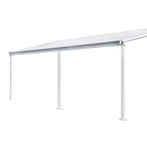 Home Deluxe - Techo De Terraza Solis Color: Blanco, Tamaño: 495 X 303 X 226 / 278 Cm