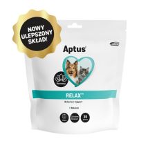 Aptus Relax, Comprimés Anti-stress Et Anti-anxiété Pour Chiens Et Chats, 30 Unités