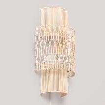 Aplique De Pared Papel Trenzado Masego L Iluzzia Natural
