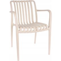 Ambiance - Chaise De Jardin En Plastique, 55 X 57 X 81 Cm