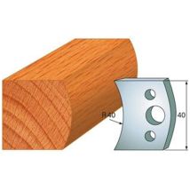 Abweiser 40 mm Nr. 8 – PROFILmesser aus SP-Stahl – Holzverarbeitung