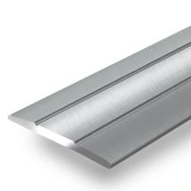 Bergangsprofil Abdeckleiste Firm K132 Form: C Breite: 36 Mm Länge: 90 Cm Selbstklebend Silber