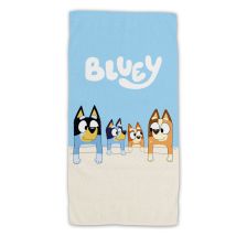 Baumwolle Strandtuch Frottee Badetuch Mit Premium Druck, 70x140 Cm - Bluey