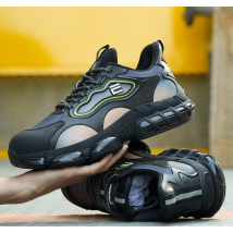 Safety Trainers Men Women Steel Toe Cap Trainers Safety Shoes With Air Cushion Comfortable Work Trainers,black,39