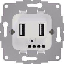 chargeUP TAE USB-Ladestation 19W 3,8A Glänzend Weiß Für zwei Geräte Hochwertige Materialien