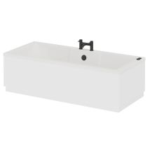 Legend 1700mm X 750mm Left Hand 6 Jet Matt Black V-tec Single Ended Whirlpool Bath