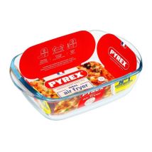 Plat Air Fryer - Pyrex - 1450143 - Rectangulaire - En Verre Borosilicate - 23 X 15 Cm