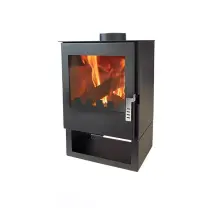 Verso - Estufa De Leña 3 -5 Kw, Calefacción Hogar Eficiente, Económica Y Ecológica