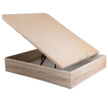 Canapé Pliant Musa 3d Relax Grande Capacité Hauteur 38/32 Cm 150x200 Cm - Naturel - Altura 38 Cm