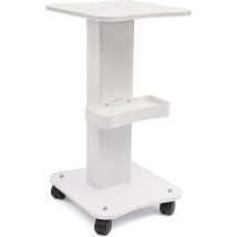 Cncest - Beauty Trolley 2 Tiers Hairdressing Trolley On Wheels Rolling Tray Salon Trolley With Four 360 Swivelling Wheels Load 40kg Spa Service Cart 