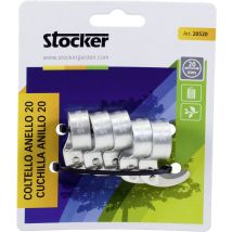 Stocker Alu-ringmesser 20 Mm 5 Stück Im Blister