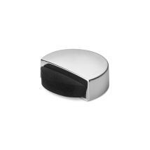 Tope adhesivo silencioso 14mm Ø47mm espuma amortiguadora acabado cromado
