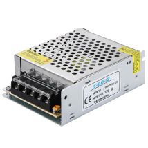 1pc Adaptateur D'Alimentation 12v 5a 60w, Transformateur De Commutation Régulé Universel Ac 110v/220v Vers Dc 12v 5a Convertisseur Led Driver Pour 
