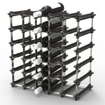 Nook Weinregal Stapelbar 25er-medium Kit – Weinflaschenhalter Flexibel Erweiterbar – Flaschenregal Stapelbar – Modulare Weinregale Zur Lagerung Von 
