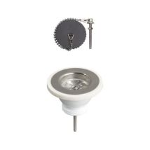 Wirquin Scarico Per Lavello Moderno Nero Inox 60 Mm
