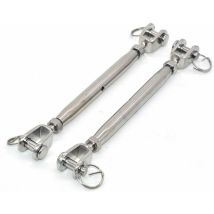 Set Di 2 Tenditori A Ganasce M10 In Acciaio Inox 304 Con Chiusura Magnetica, Vite Di Bloccaggio In Acciaio Inox, Tenditore Per Bulloni, Tenditore Per 