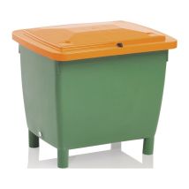 Recipiente De Arena L790xl605xh775mm 210l Hd-pe Verde / Naranja Sin Conducto De Extracción
