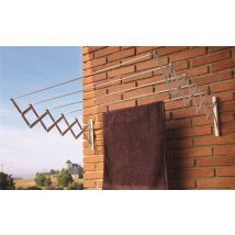 Tendedero extensible Epoxi blanco 160 cm – 5 barras – Ideal para interiores y exteriores