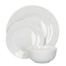 Mikasa Servicio De Vajilla Blanco 12 Piezas Porcelana
