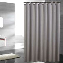 Fabric Shower Curtain, Washable Polyester Bath Curtain In The Size 180.0 Cm X 180.0 Cm, Plus Waterproof