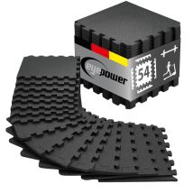 54 Tapis De Protection Du Sol - 30x30 Dalles En Mousse Eva Pour Salle De Sport
