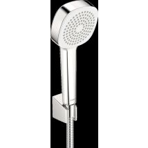 Hansa – Set doccetta con supporto e tubo flessibile 1500mm – 1 getto rilassante, tecnologia anti-calcare – 44600113