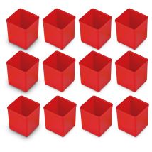 BS Systems – Insetbox A3 rot – 12 Stück – Aufbewahrungsbox für L-Boxx – 6000001817