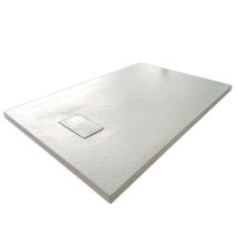 Idralite - Piatto Doccia Bianco Effetto Pietra Mod. Strong 70x160 Cm