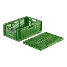 Klappbox 60x40x23cm Durchbrochen Grün