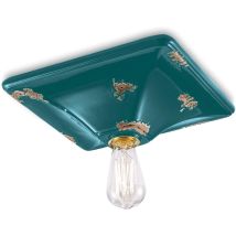 Deckenleuchte Vintage C136 – Keramik – 10 Farben – Ideal für Flure und rustikale Räume