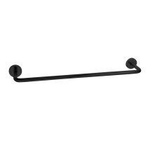 Koh-i-noor - Porte-serviette Tito En Laiton Massif Noir Mat - 33 X 7 X H 3,5 Cm